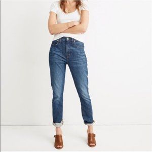 Madewell high rise slim boyjean